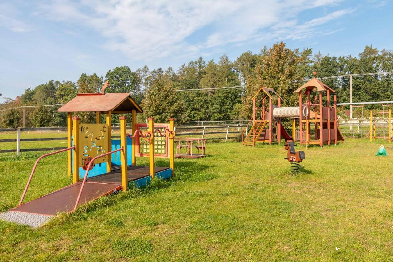 Farma Slunecny Dvur Apartmany A Family Stany Strecha Pod Strechou Hermanuv Mestec Exterior foto